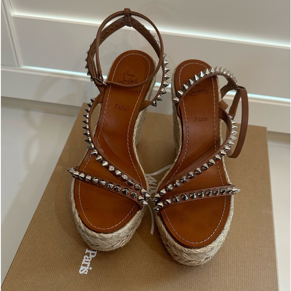 Christian Louboutin Mafaldina Zeppa Wedges
